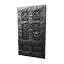 Black Ice-Reinforced Wooden Door