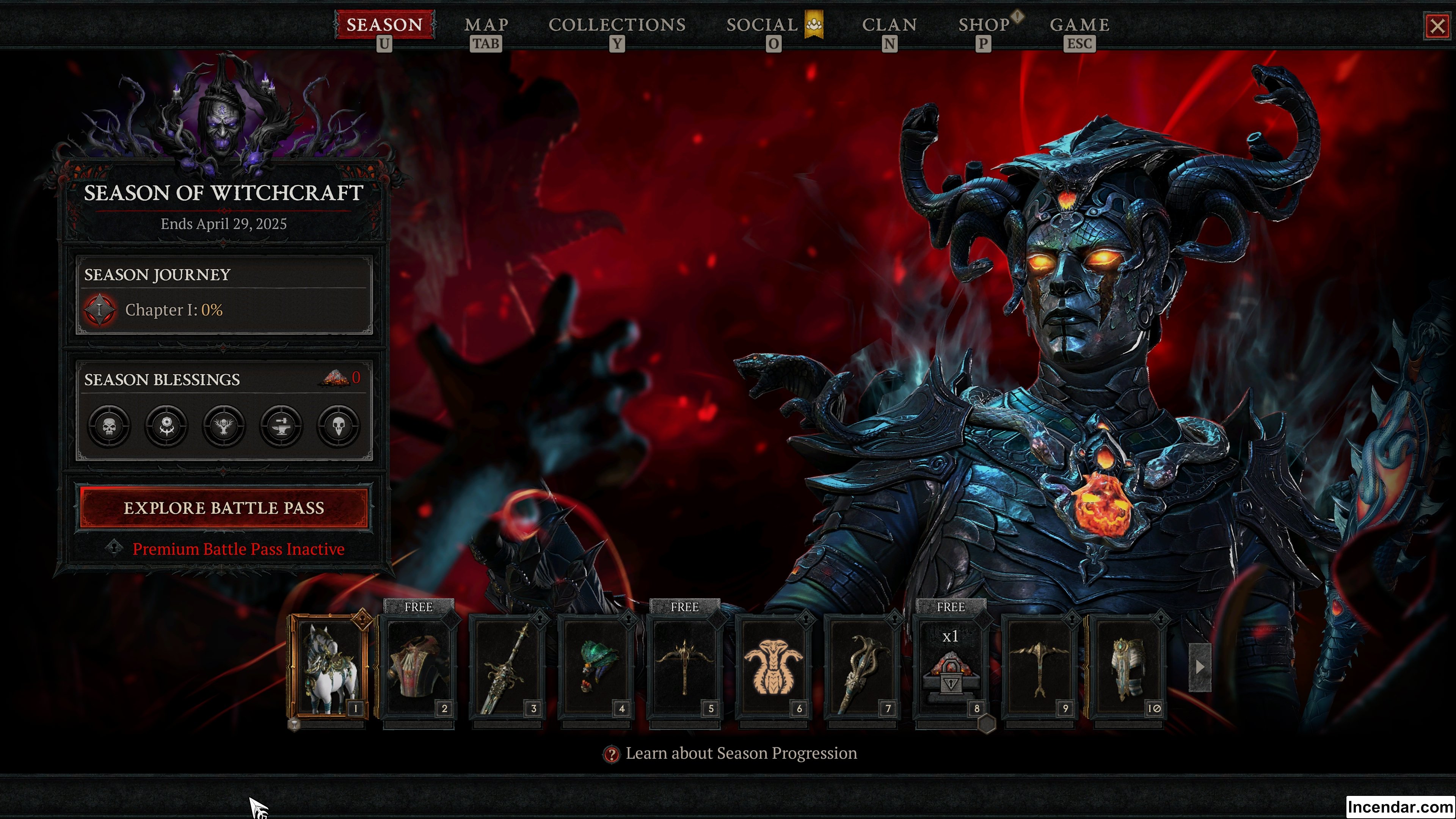 Diablo 4 Season 7: Season of Witchcraft Diablo 4 Season 6: Season of Hatred Rising Cover Image