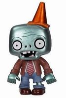 5 Conehead Zombie Metallic Plants vs. Zombies Funko pop