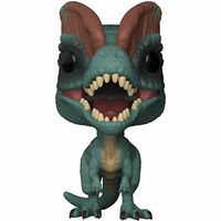 550 Dilophosaurus Frill Closed CHASE Jurassic Park Funko pop