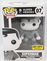 7 B&W Superman DC Universe Funko pop