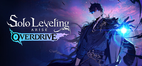 a small Image of Solo Leveling: ARISE OVERDRIVE video game logo and a link to it's Steam Store page