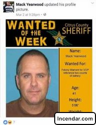 Stuart police: Man uses wanted poster for Facebook profile photo