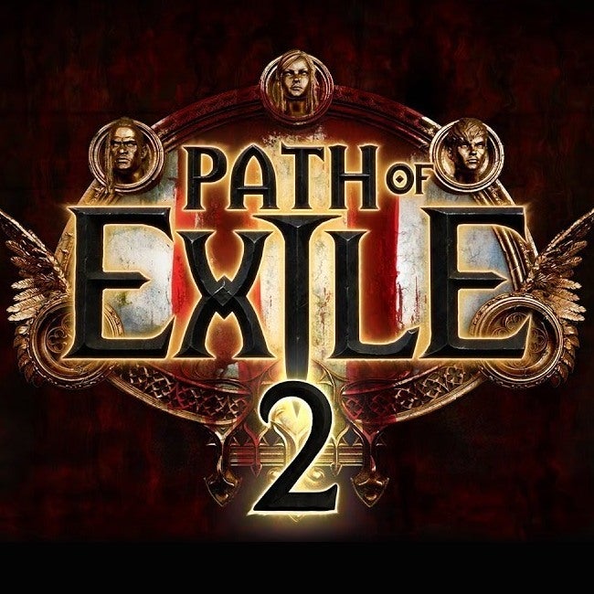 Path of Exile 2 Game Logo Image version with black square logo